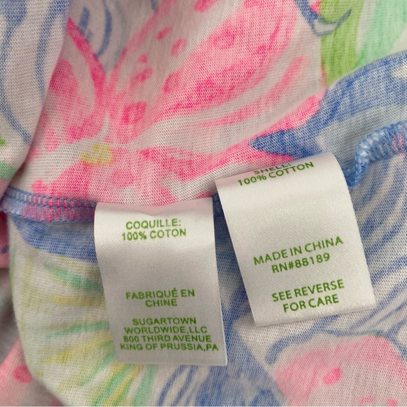 Lilly Pulitzer Rejina Dress Multi Havana Size XL Link Blue Green - Picture 6 of 8